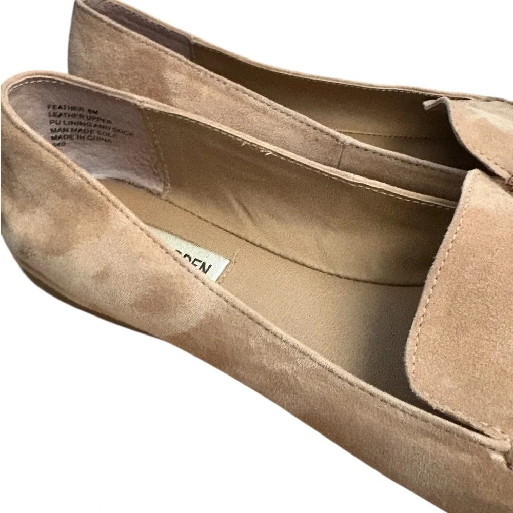 Steve Madden Cream tan Pointed Loafers flats sz 8M preloved - Picture 6 of 8